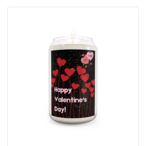 Valentine's Day Heart Candle